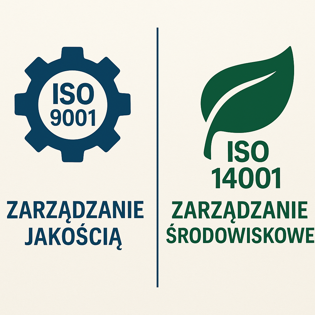 Produkcja zgodna z ISO 9001 i ISO 14001