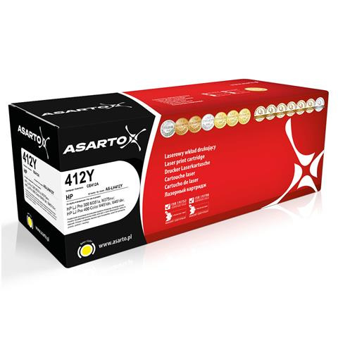 Zamiennik HP CE412A 2690 str. yellow toner marki Asarto do HP M351 M375 M451 M475