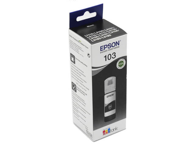 Oryginalny Tusz Epson 103 Bk 65 ml Black do EPSON ECOTANK L3110 L3150 L3160