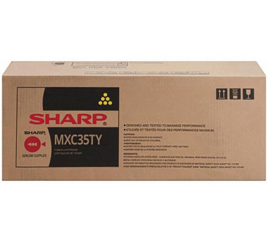 Sharp MX-C407P (MX-C35TY, MXC35TY) 6k Yellow do Sharp MXC407P MXC357F Toner Oryginalny