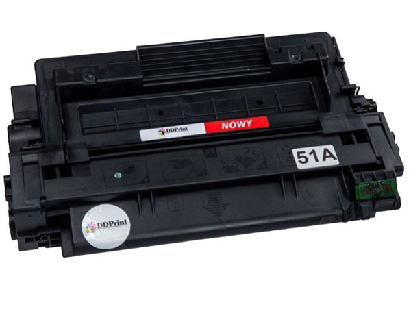 Zgodny z HP 51A Q7551A 6k Black DDPrint toner do HP LaserJet P3005 P3005d P3005dn P3005n P3005x M3027 M3035