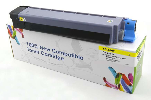 Zamiennik OKI 44059257 9k Yellow toner marki Cartridge Web do OKI ES8451 ES8461