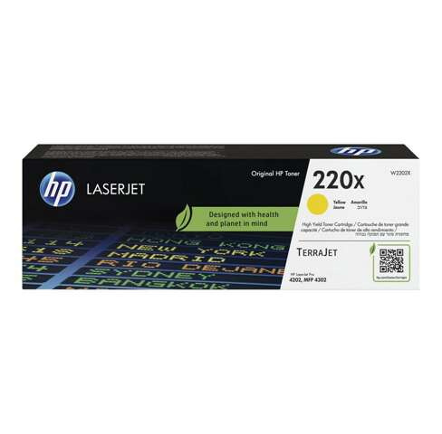 HP Toner nr 220X W2202X Yellow 5,5K