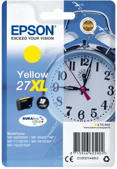 Oryginalny Tusz 27XL T2714 XL do Epson 10.4 ml Yellow