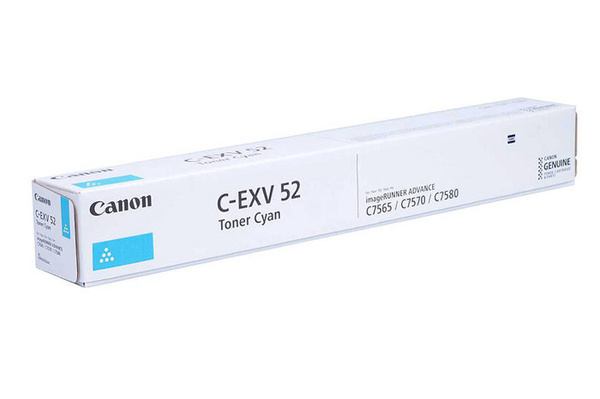 Canon C-EXV52C, CEXV52C, 0999C002 66,5k Cyan do Canon ADV iR-C7565, iR-C7570, iR-C7580 Toner Oryginalny