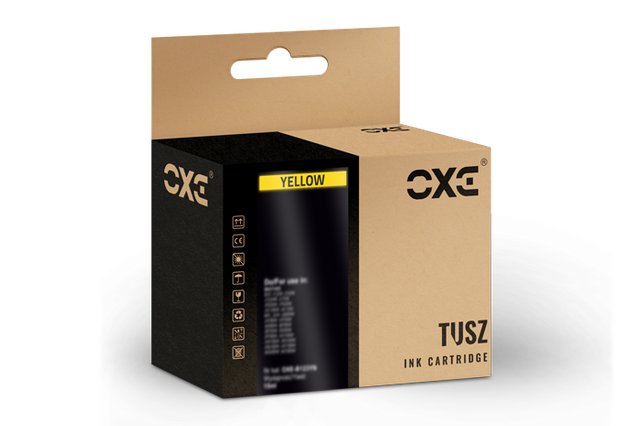 Tusz OXE Yellow Brother LC 225Y zamiennik LC225XLY  (1300 stron A4 zgodnie z normą ISO/IEC 24711) 15ml