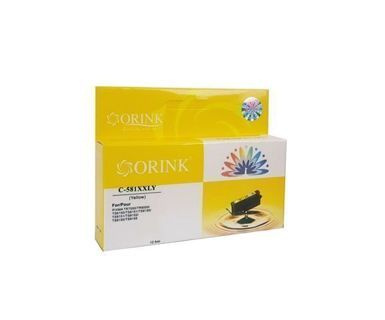 Zamiennik Canon CLI-581 XXLY 12.5ml Yellow tusz marki Orink do PIXMA TS6300 TS6350 TS6351 TS8100