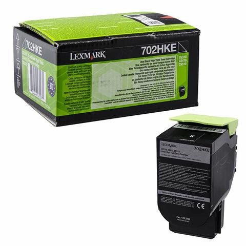 Lexmark Toner 702HK 70C2HKE Black 4K