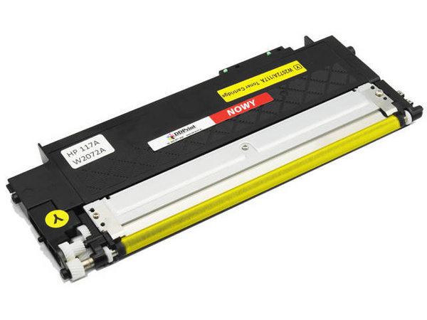 Zgodny Toner HP 117A W2072A Yellow 0.7K marki DDPrint do HP Color LaserJet 150a 150nw 178nw 179fnw