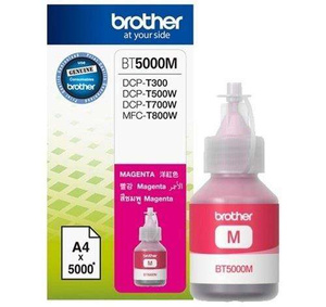 Brother Tusz BT5000M Magenta 5K do Brother DCP-T220/T300/T310/T420W/ T425W/T500W/T510W/T520W/ T525W/T700W/T710W/T720W/ MFC-T800W/T910DW/T920DW