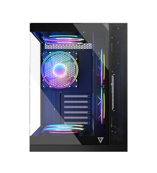 Komputer do gier MODECOM Volcano Panorama APEX 3F Tower AMD Ryzen 7 7700 3,8 GHz / 16 GB / 2 TB SSD / Win 11 + Nvidia GeForce RTX 5060 [8 GB]