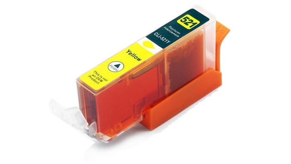 Zamiennik Canon CLI521Y 16ml Yellow tusz marki DDPrint do PIXMA MP550 IP3600 IP4600 IP4700