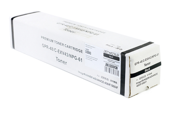 Zgodny z Canon C-EXV43 (2788B002) 15,2k Black JetWorld toner do Canon iR-ADV 400i / iR-ADV 500i