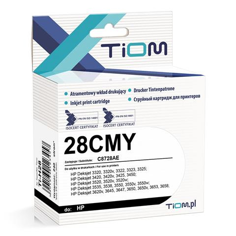 Zgodny Tusz Tiom Ti-H28 zamiennik HP 28CMY | C8728AE | 240 str. | color