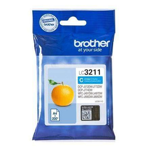 Oryginalny Tusz LC3211C do Brother 0.2k Cyan