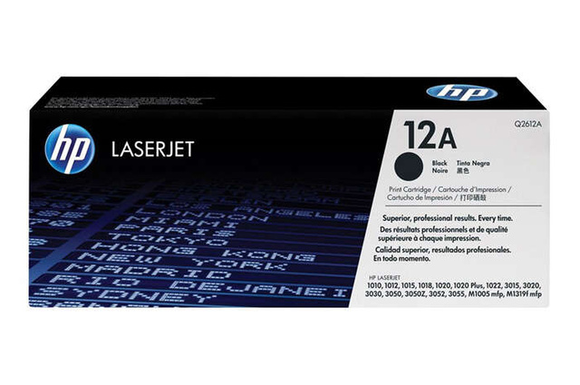 Oryginalny toner HP 12A Q2612A 2K czarny do LaserJet 1010/1020/3055/M1319F