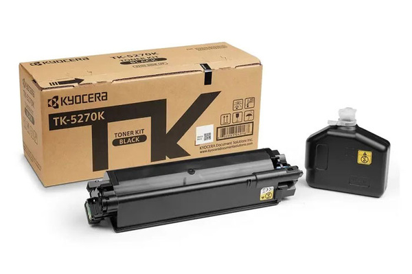 Kyocera TK5270K, TK-5270K, 1T02TV0NL0 8k Black do Kyocera ECOSYS M6230, M6630, P6230 Toner Oryginalny