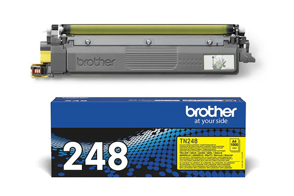 Oryginalny Toner Brother TN248Y 1k Yellow do Brother DCP-L3560CDW DCP-L3520CDW HL-L8230CDW HL-L3220CW MFC-L3740CDW