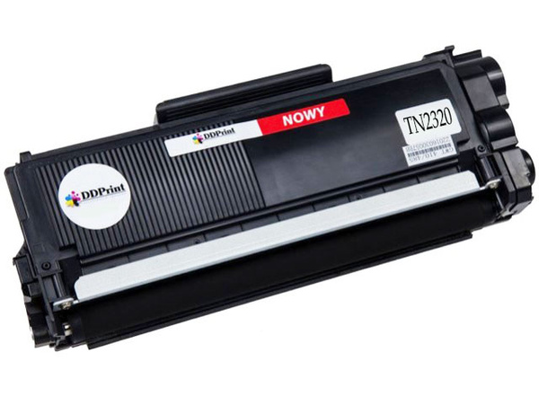 Zgodny z Brother TN2320 2,6k Black toner do Brother HL-L2300 L2340 L2360 L2365 DCP-L2500 L2520 L2540 L2560 MFC-L2700 L2720 L2740 DDPrint Nowy