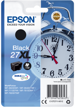 Oryginalny Tusz 27XL T2711 XL do Epson 17.7 ml Black