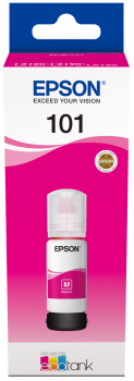 Oryginalny Tusz Epson 101 70ml Magenta do Epson EcoTank L4150 L4160 L4260 L4266 L6260 L6266 L6270 L6276 L14150