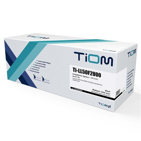 Zgodny Toner Tiom Ti-LL50F2U00 zamiennik Lexmark 500UN | 50F2U00 | 20k | black