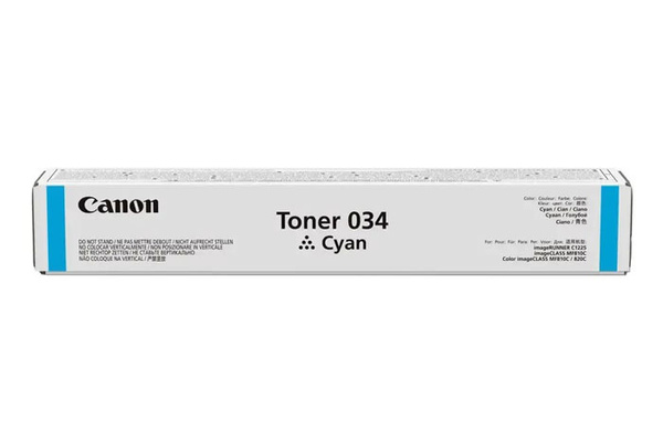 Canon 034C, 9453B001 7,3k Cyan do Canon iRC1225, iRC1225iF Toner Oryginalny