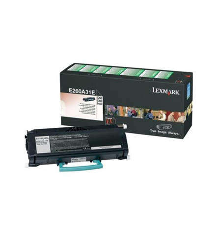 Oryginalny Toner E260A31E do Lexmark 3.5k Black