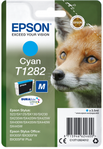 Oryginalny Tusz T1282 do Epson 3.5 ml Cyan