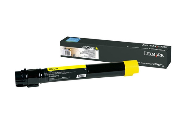 Lexmark C950X2YG 22k Yellow do Lexmark C950 Toner Oryginalny