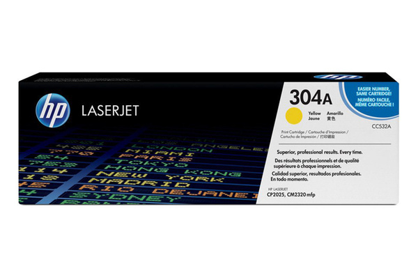 HP 304A CC532A 2,8k Yellow do HP Color LaserJet CP2025 CM2320 Toner Oryginalny