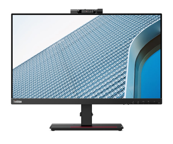Monitor Lenovo ThinkVision T24v‑20 – 24″ FHD IPS, kamera i audio - Poleasingowy