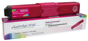 Zamiennik OKI 44973534 1,5k Magenta toner marki Cartridge Web do Oki C301 C321 MC332 MC342 MC342