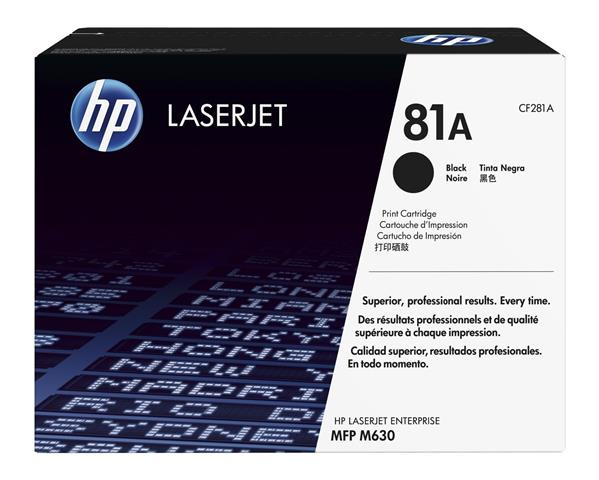 HP Toner nr 81A CF281A Black 10,5K