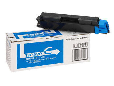 Oryginalny Toner TK-590C do Kyocera 5k Cyan