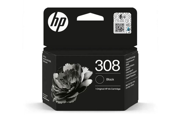 Tusz HP 308 (7FP21UE CE1) 0,16k Black do HP Envy 6110e, 6120e, 6122e, 6130e, 6132e, 6520e, 6530e, 6532e Tusz Oryginalny