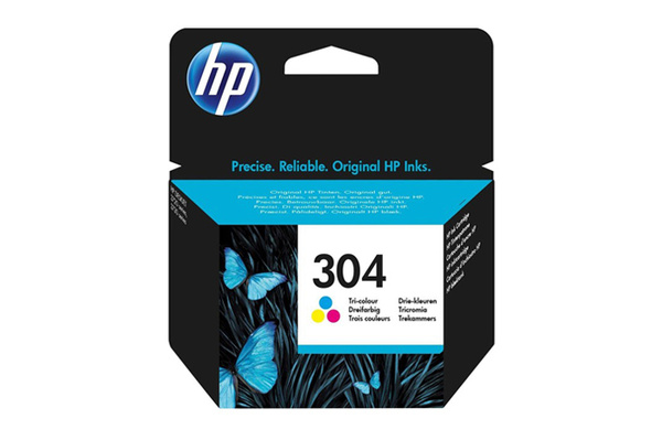 HP 304 (N9K05AE) 0,1k Trójkolorowy do HP DeskJet 2620 2630 3720 3730 3750 3760 3762 ENVY 5020 5030 Tusz Oryginalny