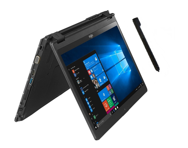 Fujitsu LifeBook P728 2w1 Core i5 8250U (8-gen.) 1,6 GHz / 8 GB / 480 SSD / 12,5'' FullHD dotyk / Win 11 Pro + rysik