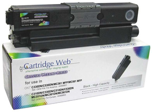 Zamiennik Oki 44469803 3,5k Black toner marki Cartridge Web do C310 C330 C331 MC351 MC352 MC361 MC362