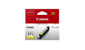 Oryginalny Tusz CLI-571Y do Canon 7 ml Yellow do Canon Pixma MG5750/MG5753/MG6850/MG7750 / MG7752/TS5050/ TS5051/TS5055/ TS6050/ TS6051/ TS6052/ TS8050