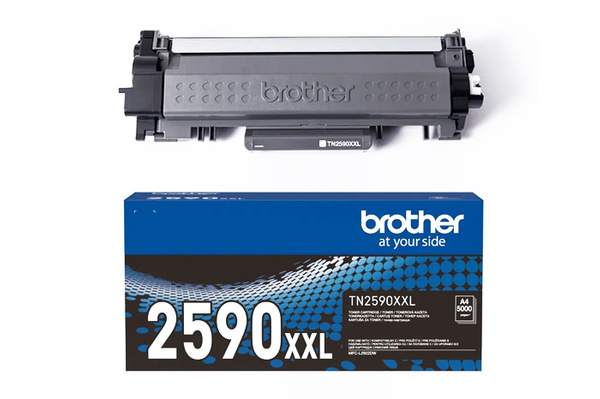 Oryginalny Brother Toner TN-2590XXL Black 5k do Brother DCP-L2600D/DCP-L2622DW/DCP-L2640DN/HL-L2402D/HL-L2442DW/HL-L2460DN/MFC-L2802DN/MFC-L2802DW/MFC-L2862DW/MFC-L2922DW