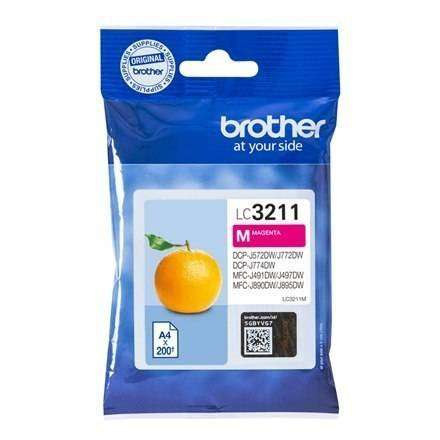 Oryginalny Tusz LC3211M do Brother 0.2k Magenta