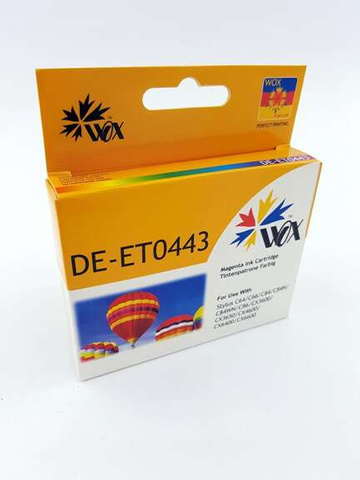 Zamiennik EPSON T0443 C13T04434010 19ml Magenta tusz marki WOX do Epson C64 C84 C86 CX3600 CX3650 CX6400 CX6600