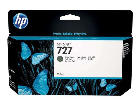 HP Tusz nr 727 C1Q12a Matte Black 300ml