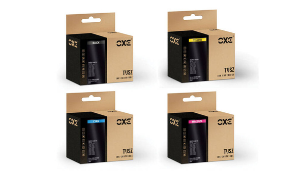 Zgodny z HP 920XL zestaw tuszy (wskazują poziom tuszu) do HP