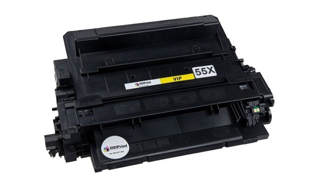 Zamiennik HP 55X CE255X 12K Black toner marki DDPrint VIP do HP LaserJet P3015 P3015d P3015x M525dn M521dn