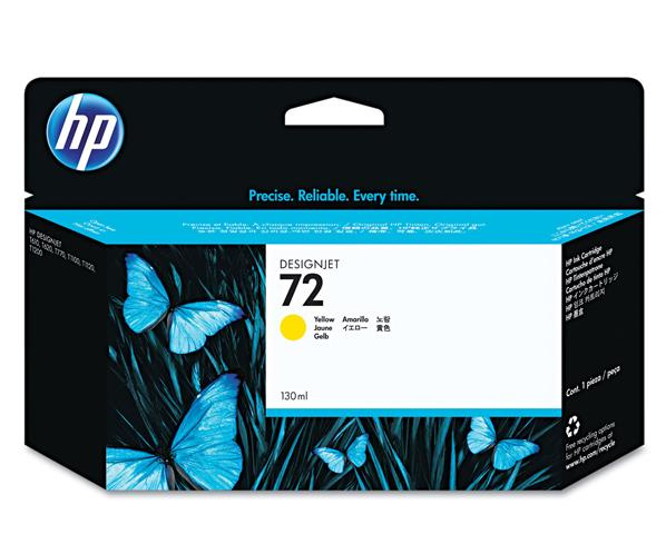 HP Tusz nr 72 C9373A Yellow 130 ml