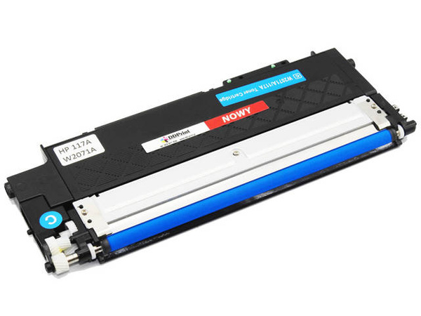 Zgodny Toner HP 117A W2071A Cyan 0.7K marki DDPrint do HP Color LaserJet 150a 150nw 178nw 179fnw