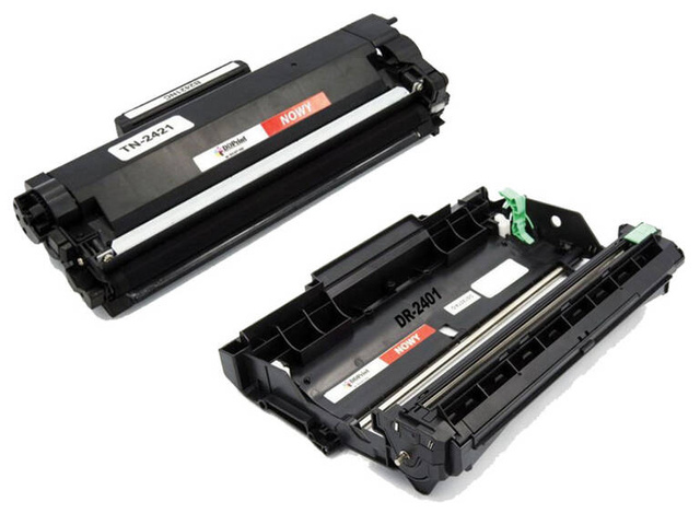 Zestaw zamienników DDPrint Bęben DR-2401 + Toner TN-2421 do Brother DCP-L2512/L2532/L2552/MFC-L2712/L2372