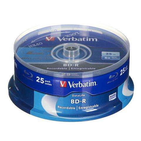 Verbatim BD-R 6x 25GB 25p cake box